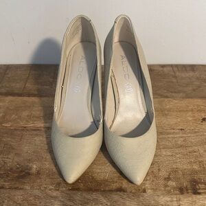 Aldo Elegant Cream Heels for Women
